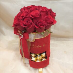 Flower box VOLIM TE  De luxe ferrero ladica(1031Zg)