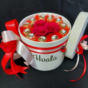 Flower box Ruže-čoklada! (18HR)