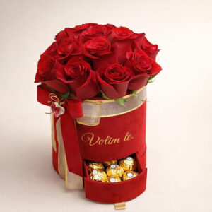 Flower box ferrero de luxe Volim te 1