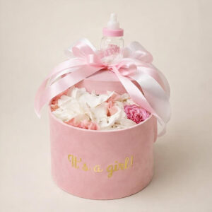 It's a girl /boy/ Hvala/ Iskrene čestitke/ Volim te/Sretan Rođendan flower box 1
